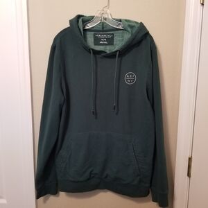 Men's Aeropostale Hooded Sweatshirt Size XL/TG Green A87 NY RN 121726 See Photos
